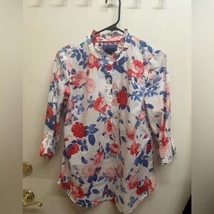 Talbots Floral Blouse